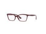 Óculos de Grau Tecnol TN3087 K479 55 - Vinho-Escuro