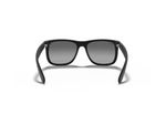 Óculos de Sol Ray-Ban Justin RB4165L 622/T3 - Preto Fosco/ Polarizado