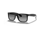 Óculos de Sol Ray-Ban Justin RB4165L 622/T3 - Preto Fosco/ Polarizado