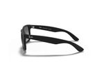 Óculos de Sol Ray-Ban Justin RB4165L 622/T3 - Preto Fosco/ Polarizado
