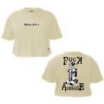 Cropped Oversized F*ck Average