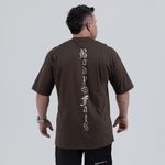 Camiseta Oversized BODY FAT % VERTICAL COSTAS