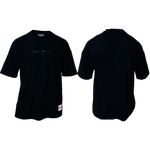 Camiseta Oversized Body Fat % Black Piano 1