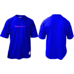 Camiseta Oversized Aplique Roxo Espelhado