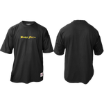 Camiseta Oversized Aplique Dourado Espelhado