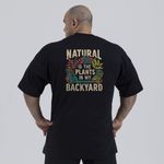 Camiseta Oversized Natural is the plants