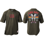Camiseta Oversized Leg Day Gym Higs
