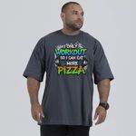 Camiseta Oversized I only workout