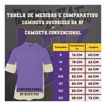 Camiseta Oversized A Camiseta é Roxa