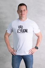 CAMISETA M/C MEIA MALHA - VÃO ESTUDAR