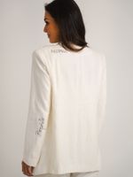 Blazer Linho Misto Personalizado exclusivo - Off White