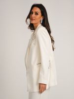 Blazer Linho Misto Personalizado exclusivo - Off White