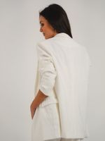 Blazer Alfaiataria Flor - Savile Off White