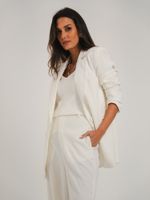 Blazer Alfaiataria Flor - Savile Off White