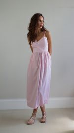 Vestido Itália - Listra Rosa