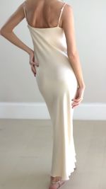 Slip Dress Longo - Manteiga