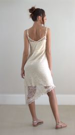 Slip Dress Renda - Manteiga
