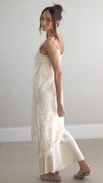 Slip Dress Renda - Manteiga