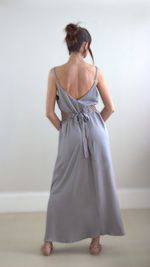 Vestido Amplo - Cinza