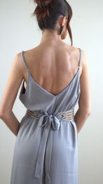 Vestido Amplo - Cinza