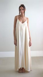 Vestido Amplo - Manteiga