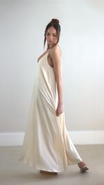 Vestido Amplo - Manteiga