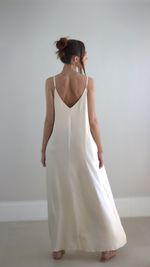Vestido Amplo - Manteiga