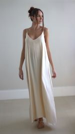 Vestido Amplo - Manteiga