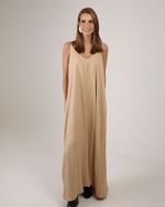 Vestido Amplo - Bege