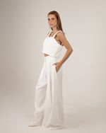 Pantalona Veludo - Branco