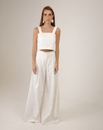Pantalona Veludo - Branco