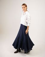 Saia Longa Jeans Louvre