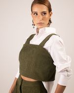 Top Veludo - Verde