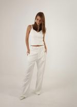 Calça Alfaiataria - Off White