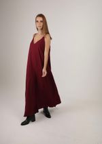 Vestido Amplo - Marsala 