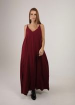 Vestido Amplo - Marsala 