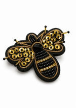 Broche Abelha Bordada