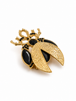 Broche Besouro Dourado