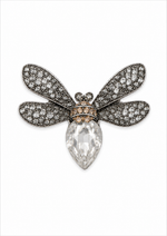 Broche Libélula Prateada
