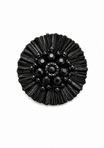 Broche Flor Preta