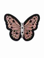 Broche Borboleta Rosa
