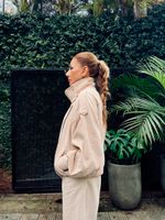 Bomber VELVET - Bege