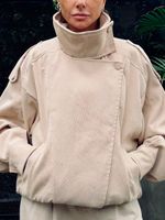 Bomber VELVET - Bege