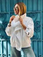 Bomber VELVET - Off White