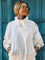 Bomber VELVET - Off White
