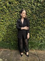 Calça Aladim Renda - Preto