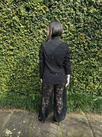 Calça Aladim Renda - Preto