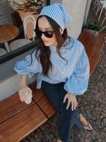Camisa Over Bordada - Listra Navy
