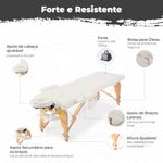 BKZA Cama Maca de Massagem Portátil Premium - Divã - Com Bolsa de Transporte -  Massoterapia Spa Tatuagem Estética 