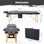 BKZA Cama Maca de Massagem Portátil Premium - Divã - Com Bolsa de Transporte -  Massoterapia Spa Tatuagem Estética 